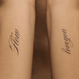 Two-person tattoo: Flow - loveyou